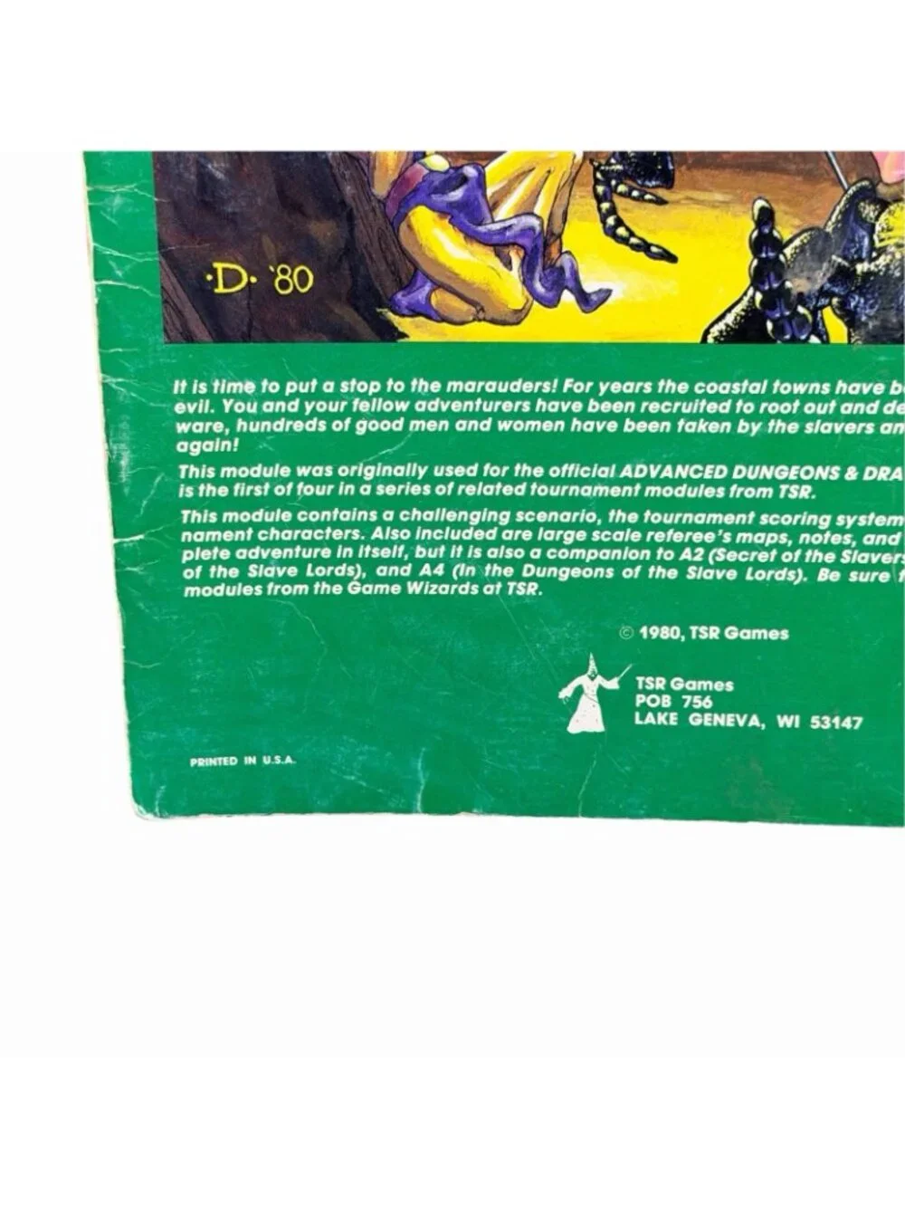 AD&D Advanced Dungeons and Dragons Module A1 Slave Pits of the Undercity TSR9039